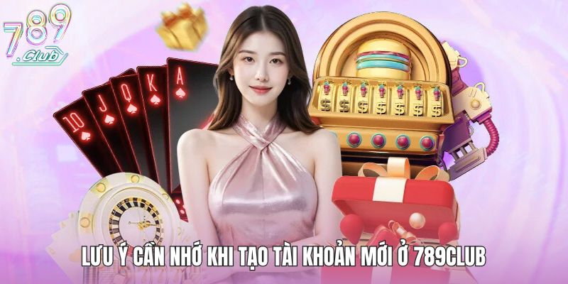 Lưu ý cần nhớ khi tạo tài khoản mới ở 789club